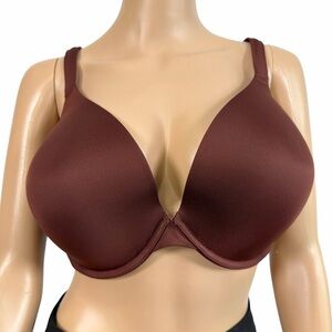 Cacique Boost Plunge Underwired Bra in Chocolate Plum 44DD